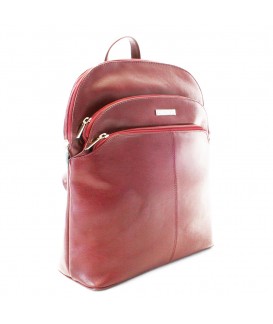 Red Leather Backpack 311-8955-31