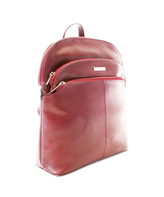 Red Leather Backpack 311-8955-31