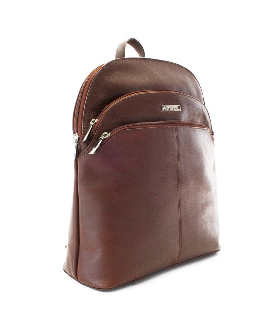 Brauner Lederrucksack 311-8955-40