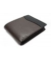 Brown-black men's leather wallet 513-17261A-47/60