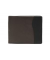 Brown-black men's leather wallet 513-17261A-47/60