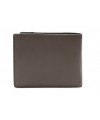 Brown-black men's leather wallet 513-17261A-47/60