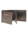 Brown-black men's leather wallet 513-17261A-47/60